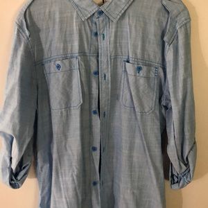 Light blue beach/ dress shirt